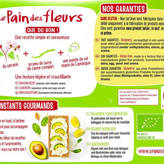 Les Tartines craquantes au sarrasin BIO et sans gluten 150g