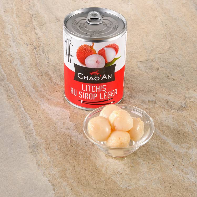 Les Litchis au sirop