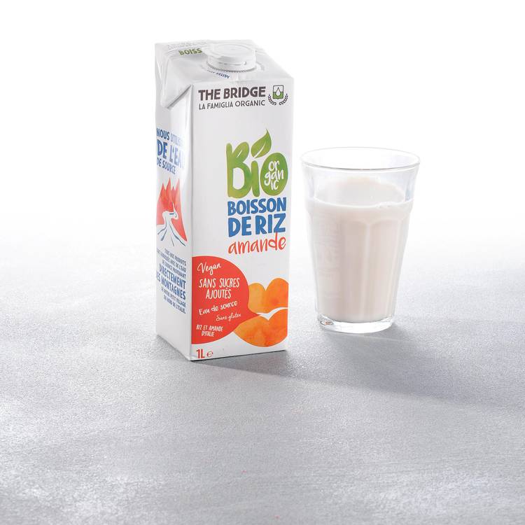 La Boisson végétale riz amande BIO et sans gluten