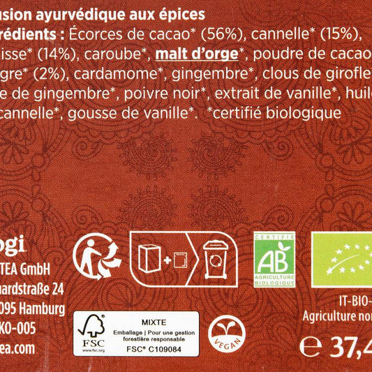 L'Infusion chocolat BIO