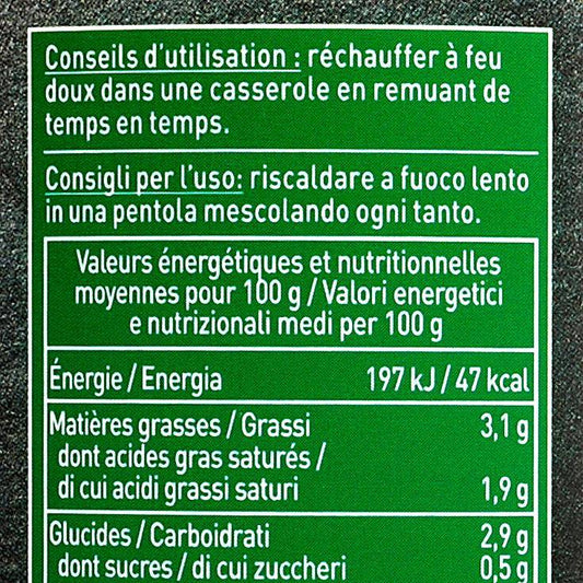 Le Velouté aux légumes verts BIO