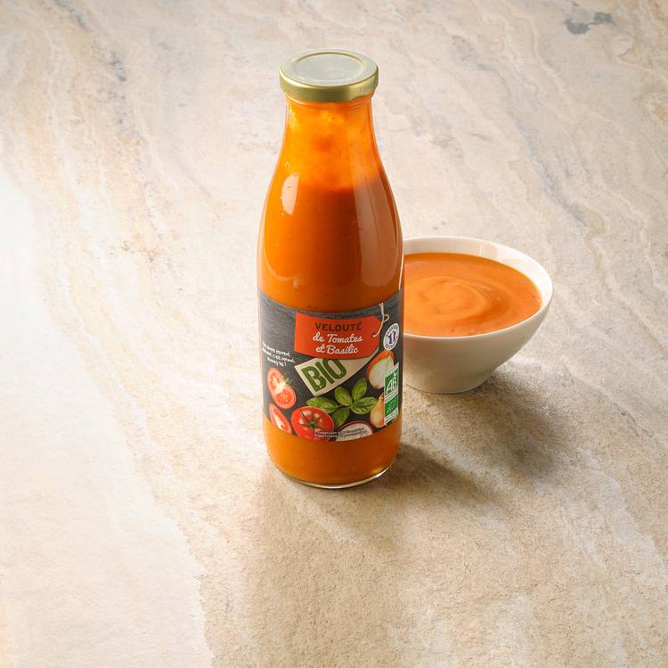Le Velouté de tomates et basilic BIO