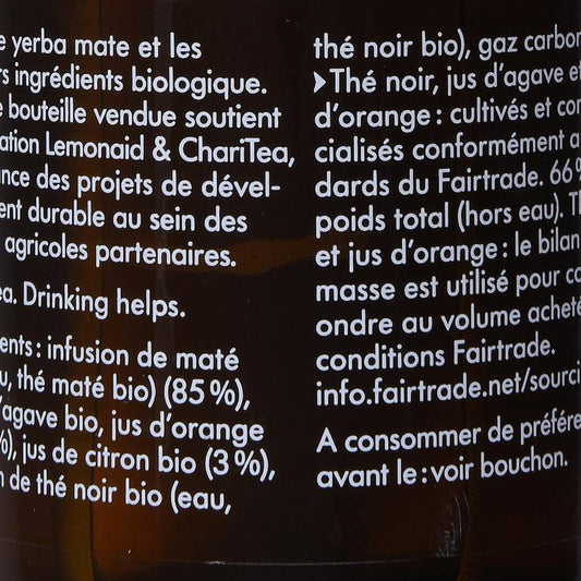 La ChariTea mate thé noir BIO "Lemonaid"