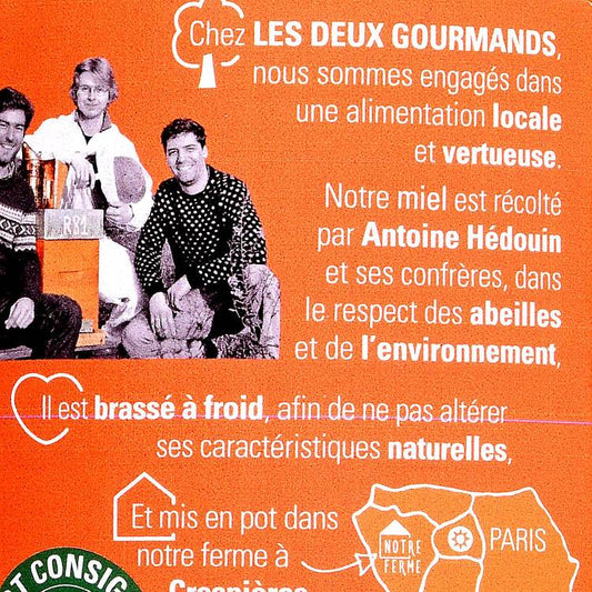 Le Miel de fleurs " Les Deux Gourmands"