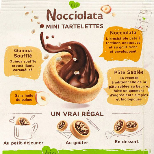 Les Mini-tartelettes pâte à tartiner BIO