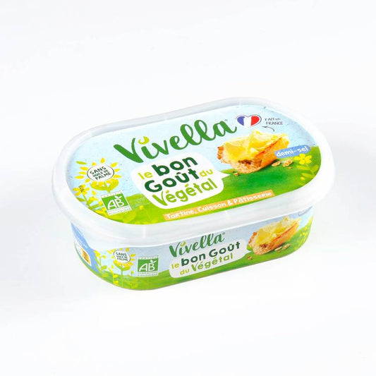 La Margarine végétale demi-sel BIO