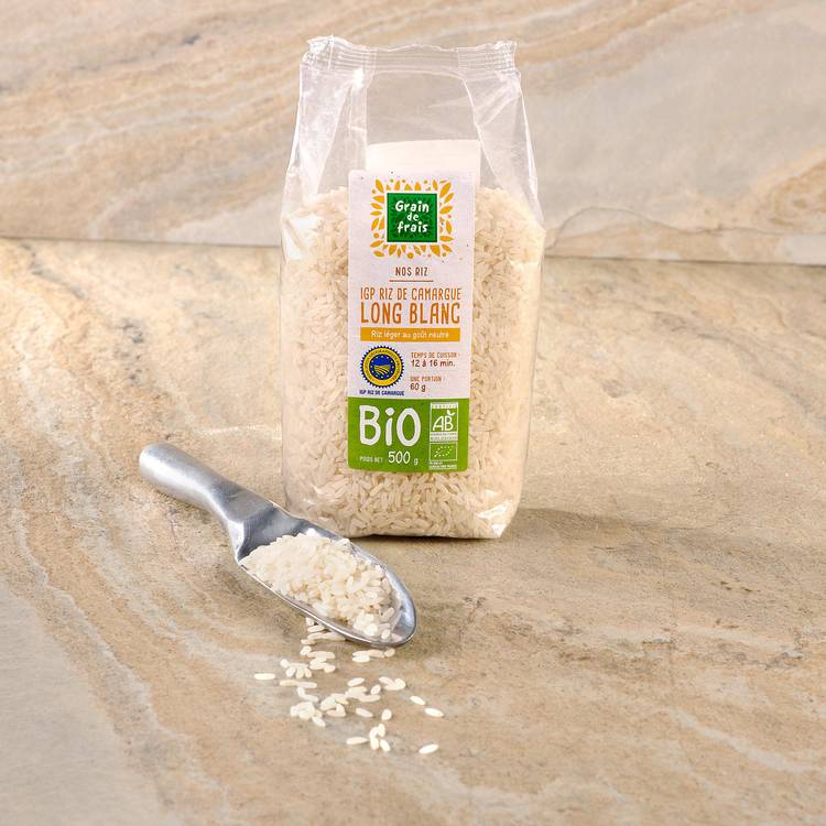 Le Riz de Camargue blanc IGP & BIO