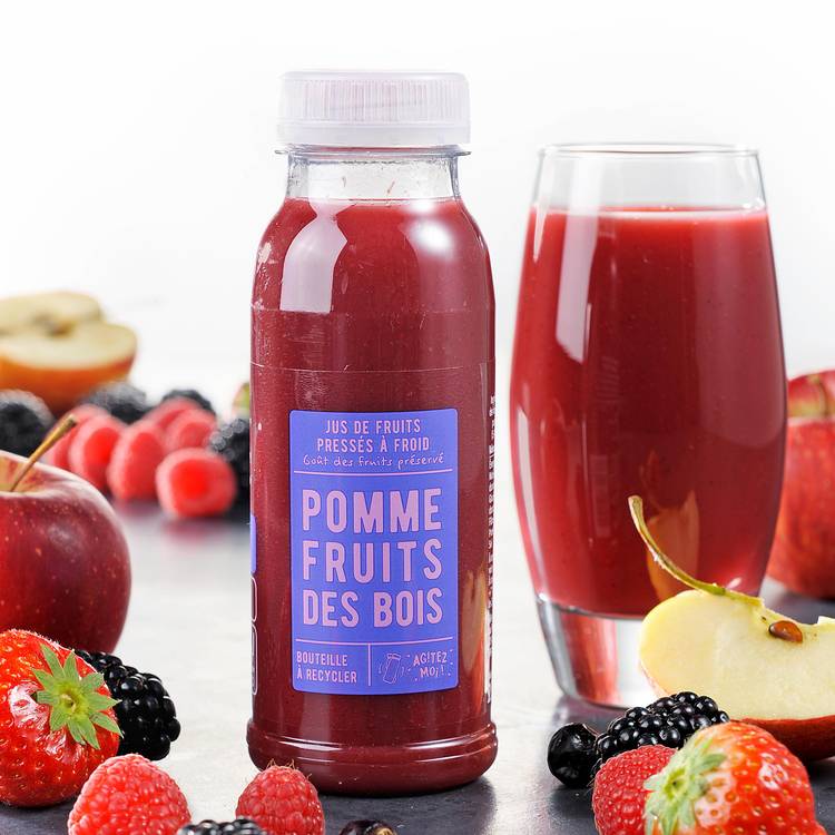 Le Pur jus pomme & fruits des bois
