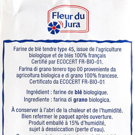 La Farine de blé T45 BIO