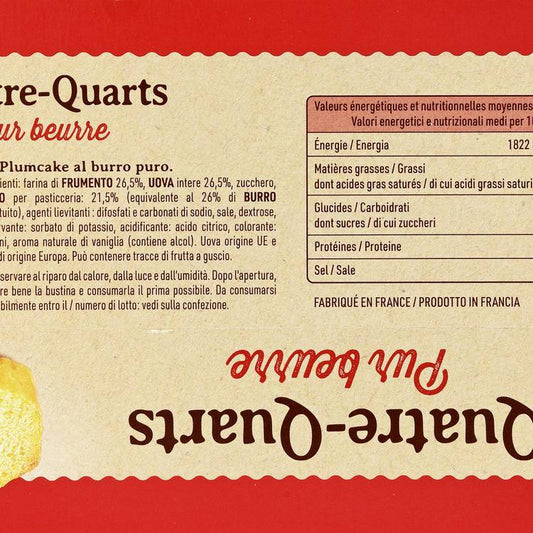 Le Quatre quarts pur beurre