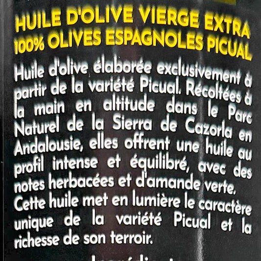 L'Huile d'olive vierge extra espagnole