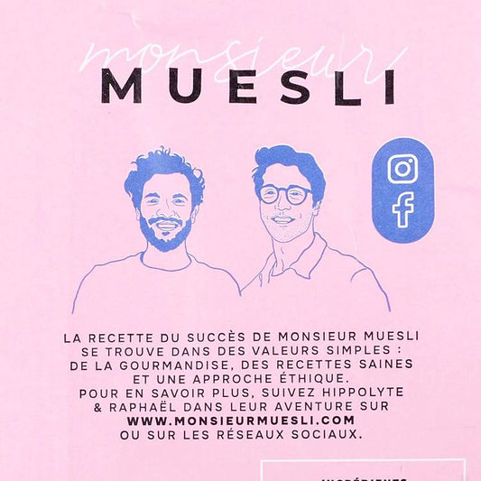 Le Muesli chocolat noisettes cacahuètes BIO