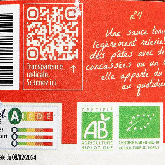 La Sauce Arrabbiata BIO "Omie"