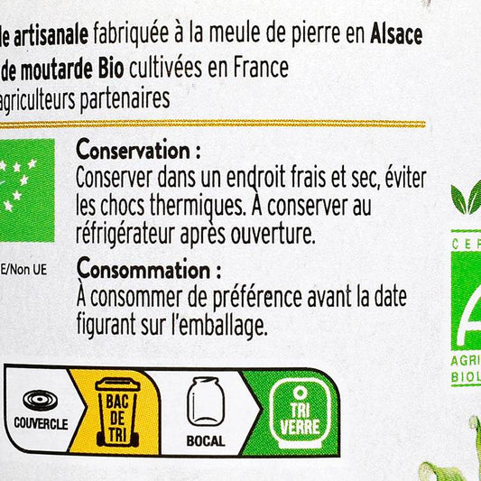 La Moutarde à l'ail des ours BIO