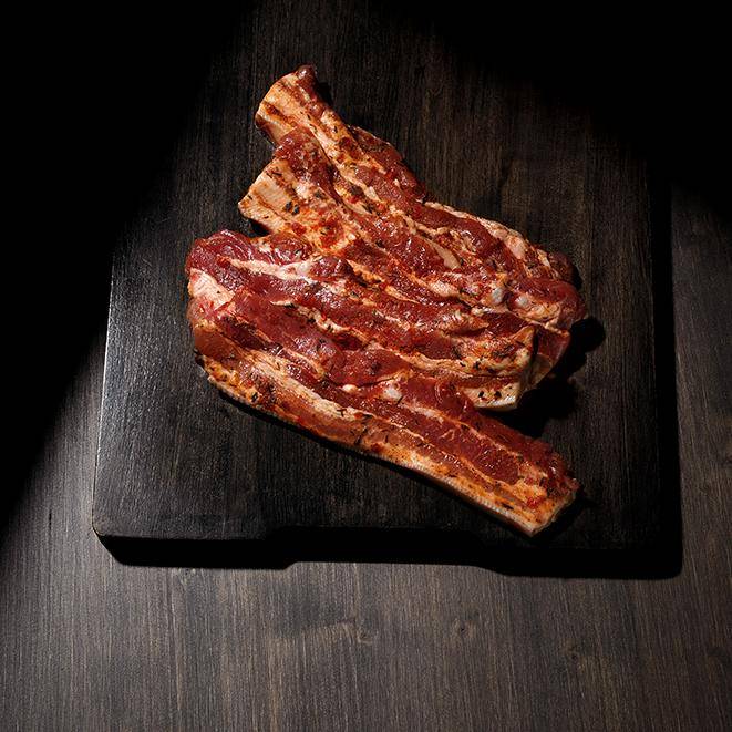 La Poitrine de porc tranchée à la provençale