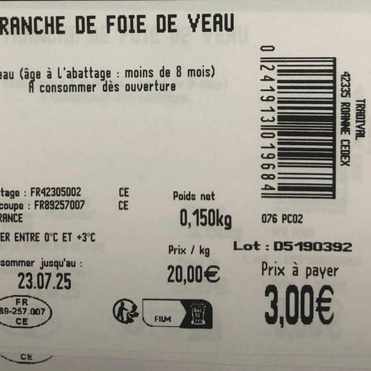 Le Foie de veau