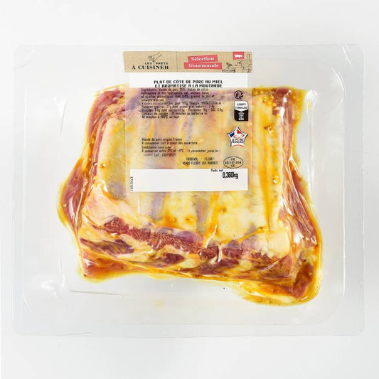 Les Ribs de porc au miel et moutarde