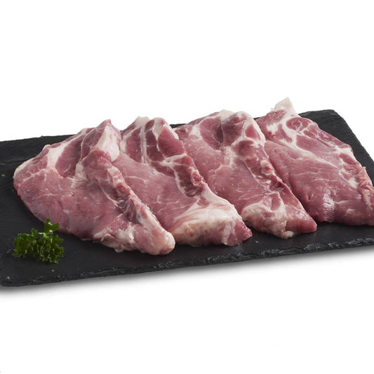 Les 2 Côtes de porc échine