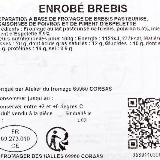 Le Brebis au poivron & piment d'Espelette