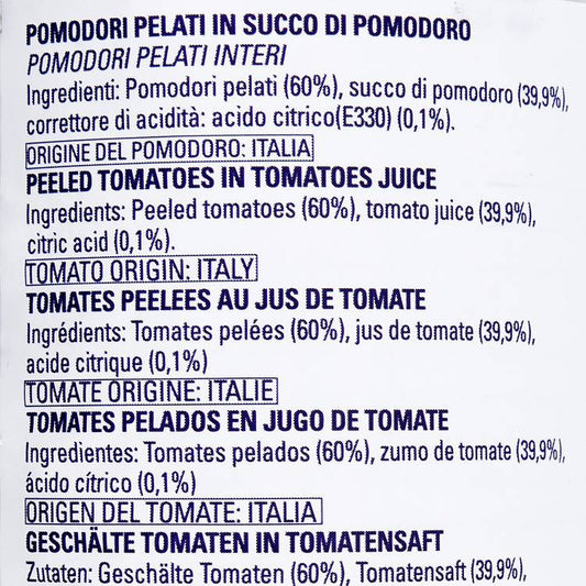 Les Tomates pelées "Arioli"