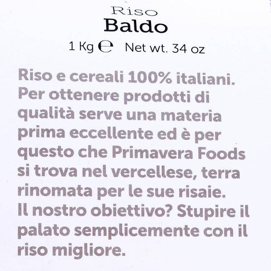 Le Riz baldo pour risotto "Le Voglie"