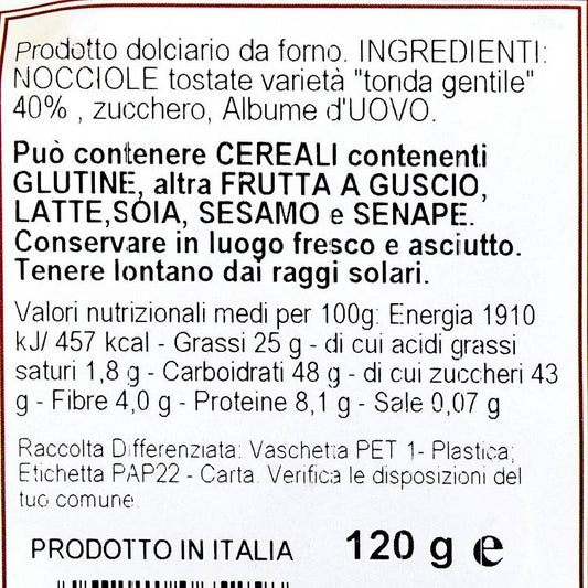 Les Biscotti Brutti e Buoni à la noisette