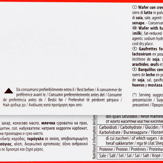 Les Gaufrettes fourrées à la crème de noisettes
