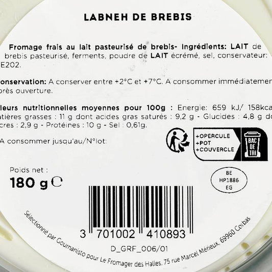 Le Labné de brebis