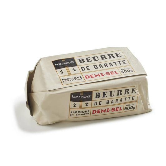 Le Beurre de baratte demi-sel "Ker Argoët" 500g