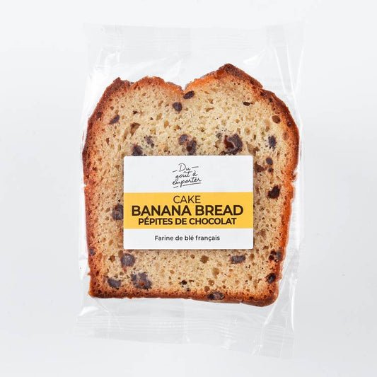 Le Banana bread aux pépites de chocolat