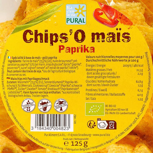 Les Tortillas paprika BIO