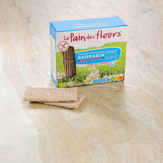 Les Tartines craquantes au sarrasin sans sel, sans sucre BIO et sans gluten