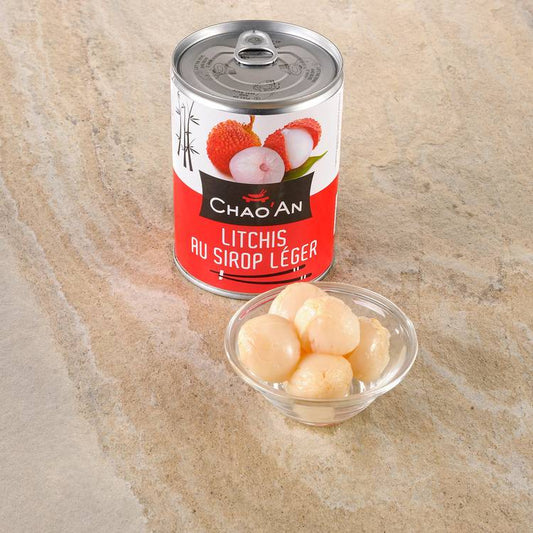 Les Litchis au sirop