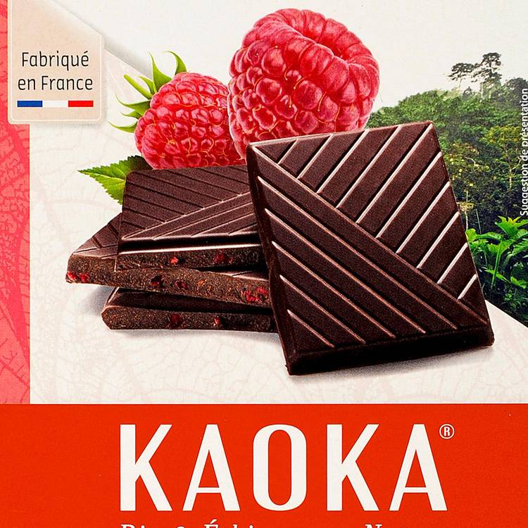 Le Chocolat noir framboises BIO