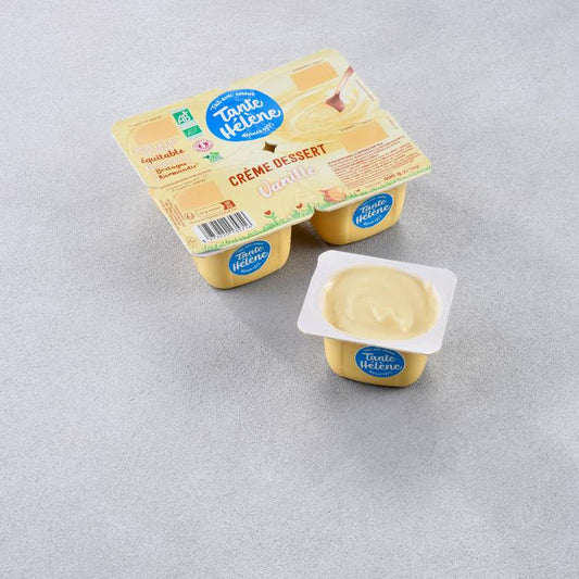 Les Crèmes dessert à la vanille BIO