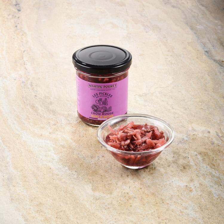 Les Pickles de chou rouge et graines de moutarde "Martin Pouret"