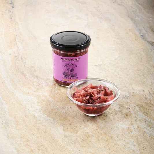 Les Pickles de chou rouge et graines de moutarde "Martin Pouret"
