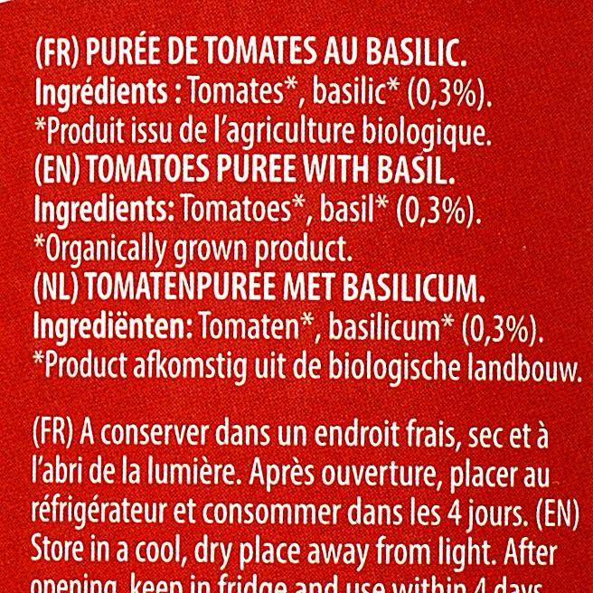 La Passata basilic BIO