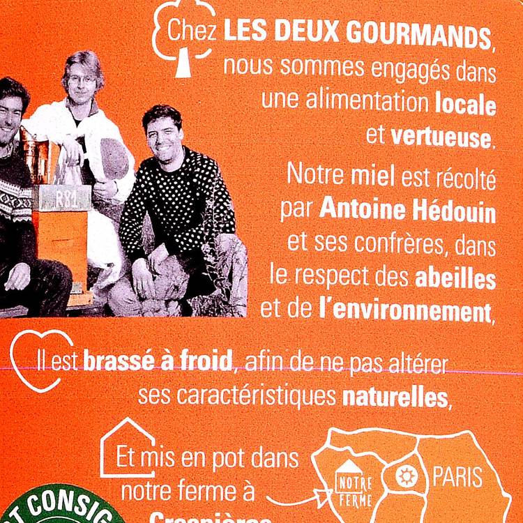 Le Miel de fleurs " Les Deux Gourmands"