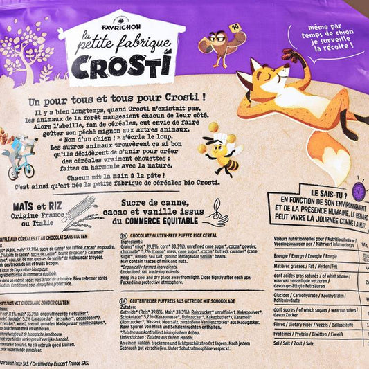 Les Céréales riz soufflé chocolat BIO