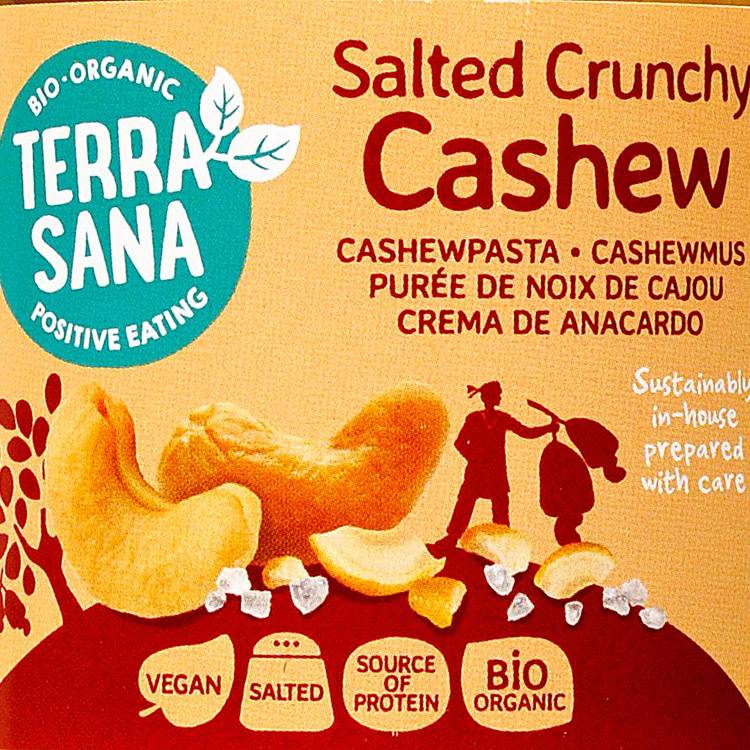 La Purée de noix de cajou crunchy BIO