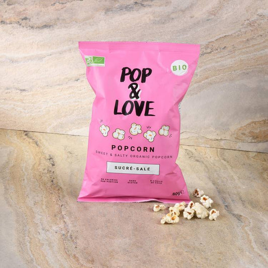 Les Popcorn sucrés salés BIO