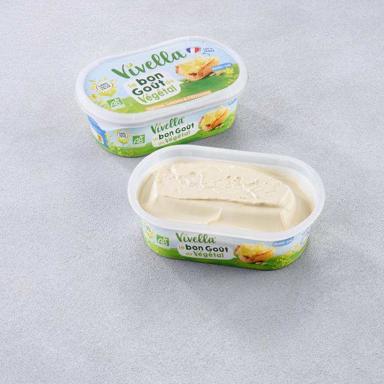 La Margarine végétale demi-sel BIO