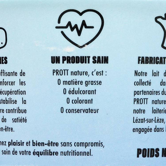 Le Yaourt protéiné nature BIO