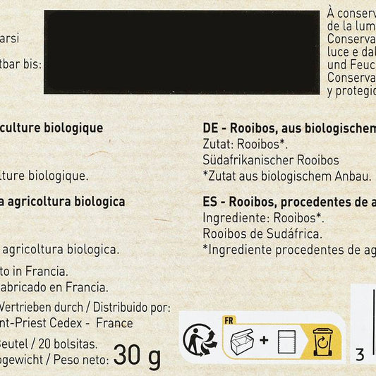 L'Infusion Rooibois sans théine BIO