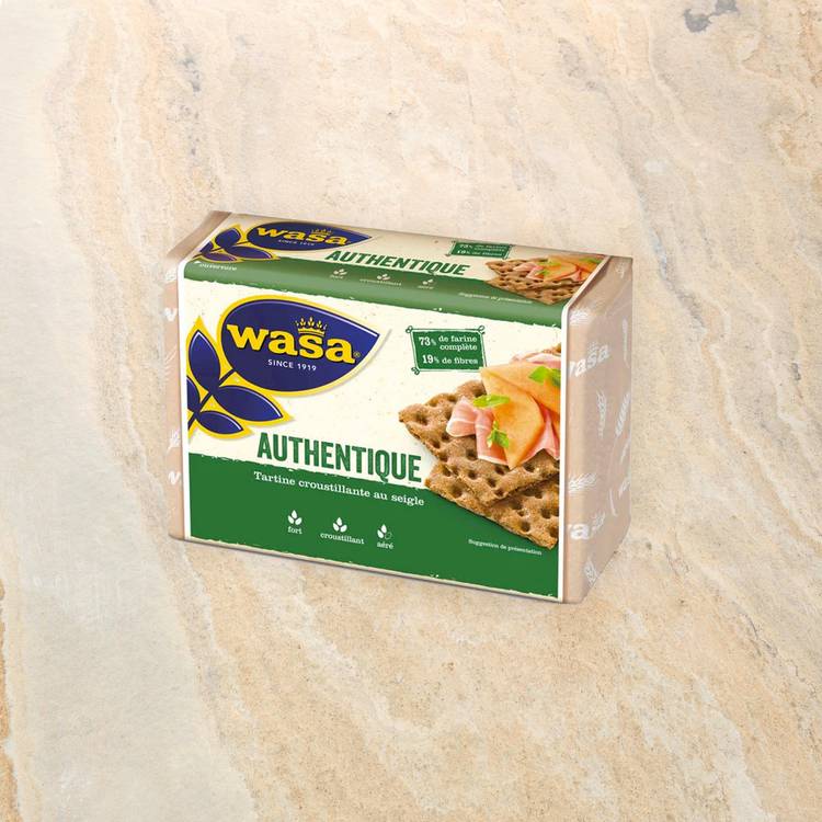 Les Tartines croustillantes au seigle "Wasa"
