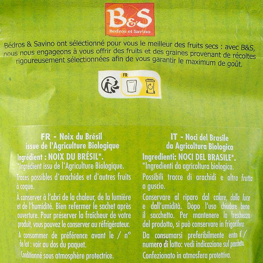 Les Noix du Bresil décortiquées BIO