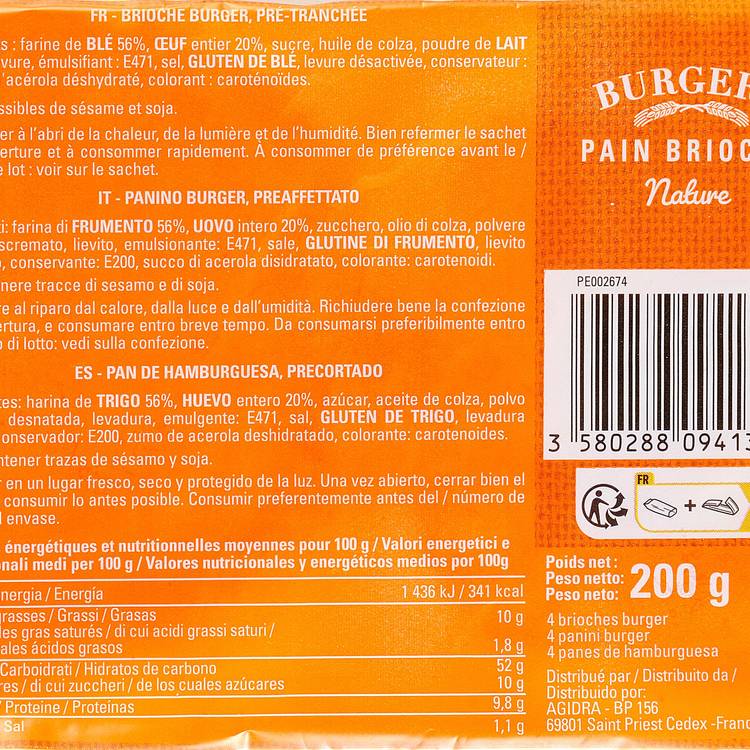 Le Pain burger brioché