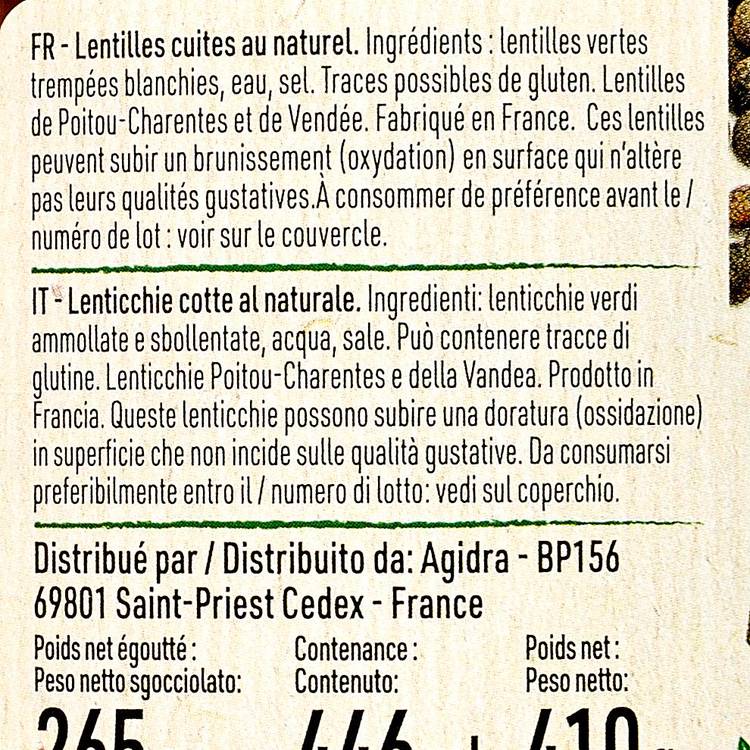Les Lentilles de Poitou Charentes