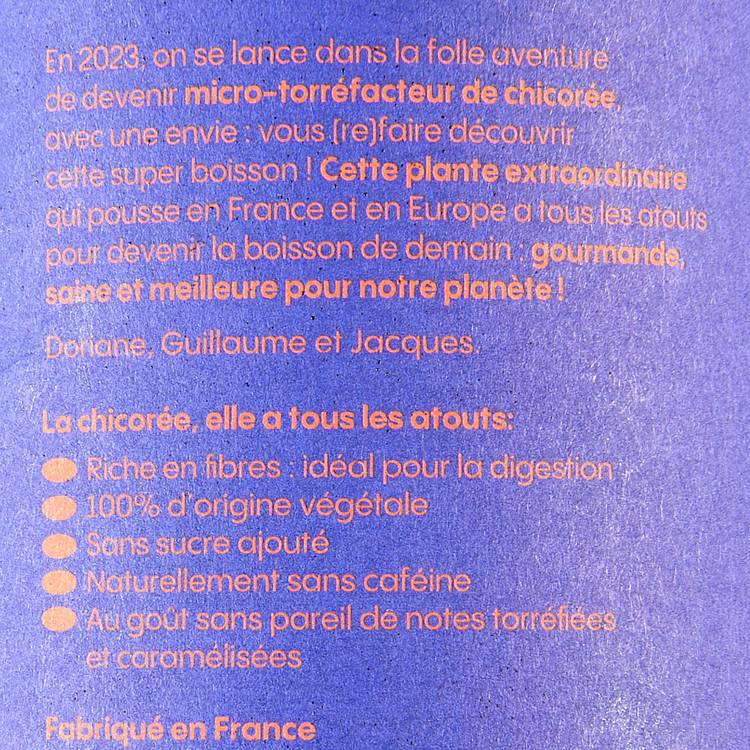 La Chicorée nature BIO